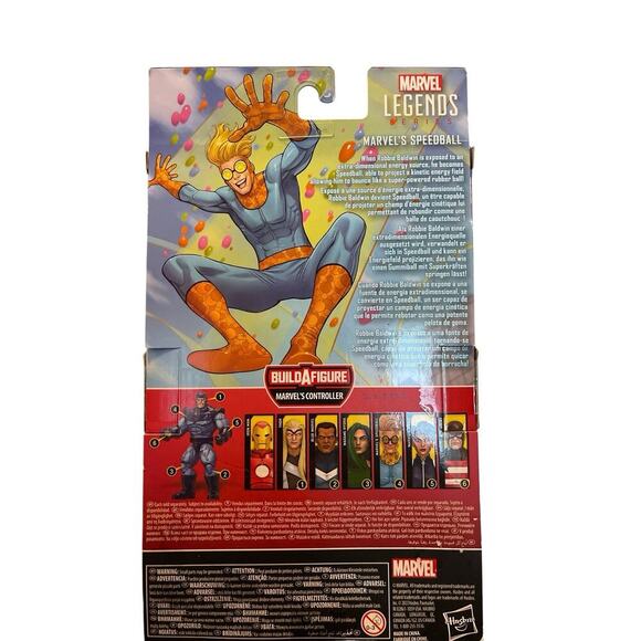 Marvel Legends Series MArvels' Speedball 6" Action Figure + Build a Figure - NEW - Picture 3 of 4
